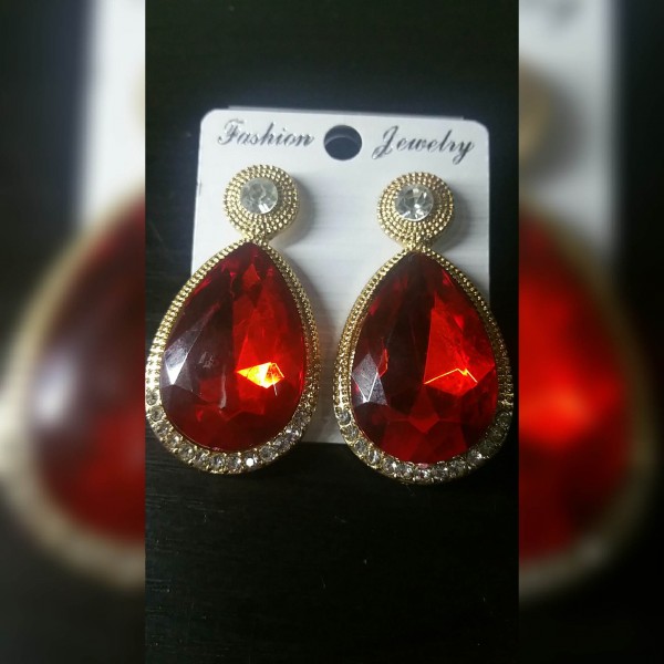 Red earring